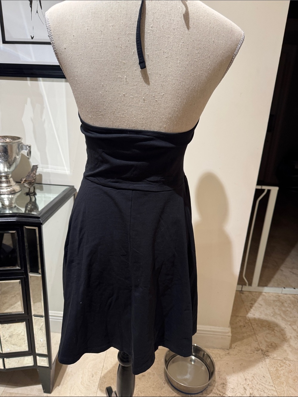 PINK Victoria's Secret Black Halter Mini Dress - Picture 2 of 7